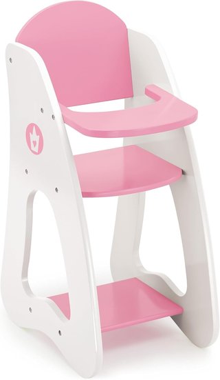Trona para muñecas de madera