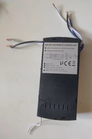 Control remoto variador velocidad ventilador techo