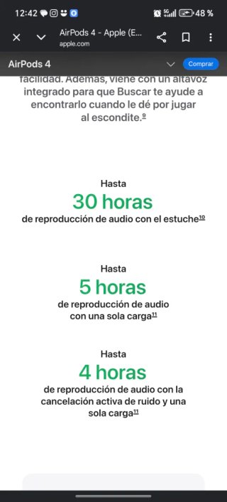 AirPods 4 Apple Blancos