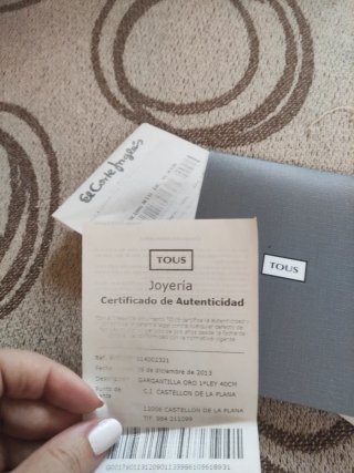 Gargantilla Tous Oso Oro