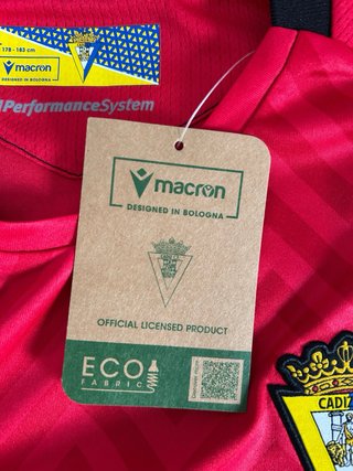 Camiseta Portero Cádiz Macron Roja