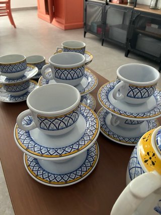 Juego de café de porcelana