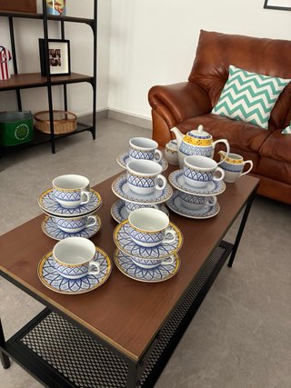 Juego de café de porcelana