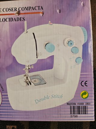Máquina de coser compacta Double Stitch