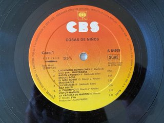 Vinilo LP Cosas de Niños 1980 Ana Belén/Mocedades