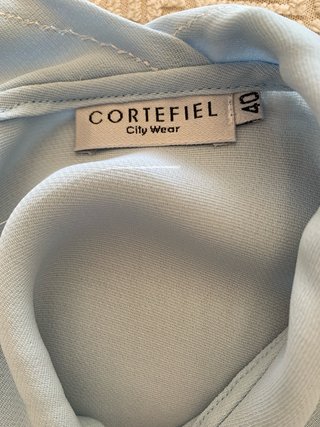 Blusa Cortefiel Celeste