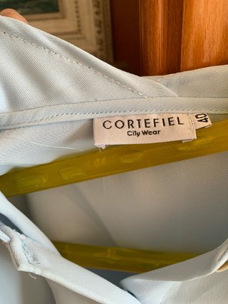 Blusa Cortefiel Celeste