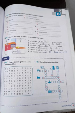 JEU DE MOTS PLUS 1 CAHIER D'EXERCICES