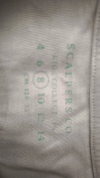 Camiseta niña Scalpers verde talla 8
