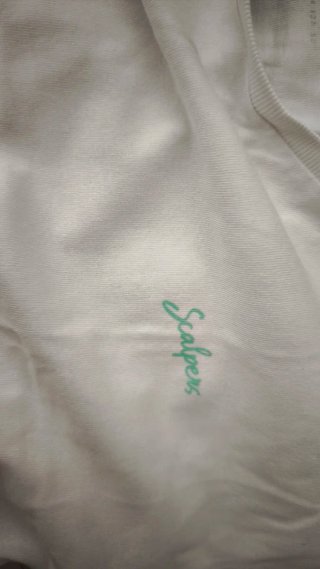 Camiseta niña Scalpers verde talla 8