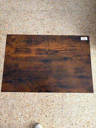 Mesa auxiliar madera y metal