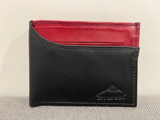 Portafoglio Uomo Everest Nero e Rosso