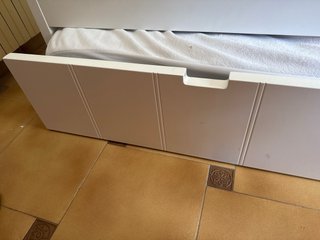 Cama nido blanca con cajones