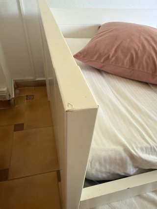 Cama nido blanca con cajones