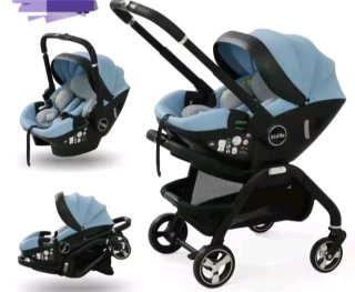 Carro de bebé y silla coche grupo 0
