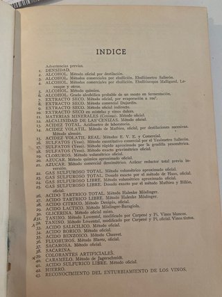 Libro antiguo enología