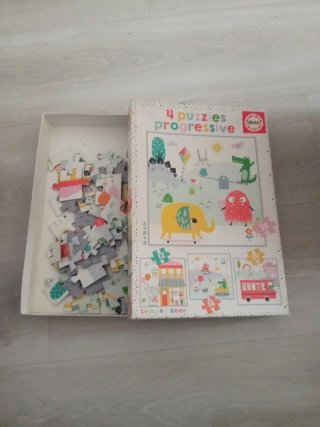 Puzzle Educa 4 Puzzle Progressivi
