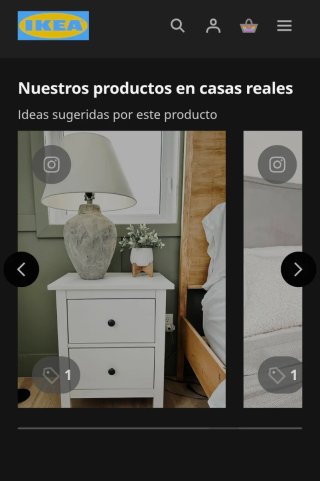 2 Mesitas Noche IKEA HEMNES Blancas