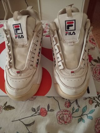 Zapatillas Fila Beige/Blanco