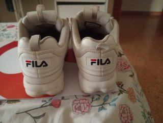 Zapatillas Fila Beige/Blanco