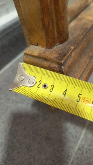 Espejo antiguo madera y cristal