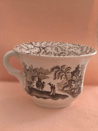 Taza Antigua La Cartuja de Sevilla Pickman
