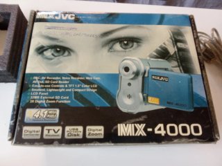 Cámara JVC MX 4000 Plata y Azul