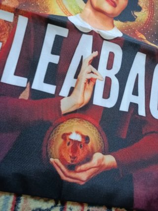 Borsa shopper Fleabag con stampa