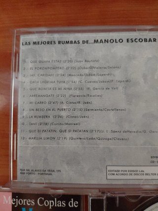 Lote CDs Música Española: Manolo Escobar, Sabina,