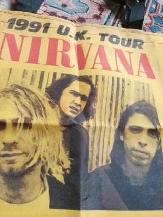 Borsa Nirvana 1991 UK Tour
