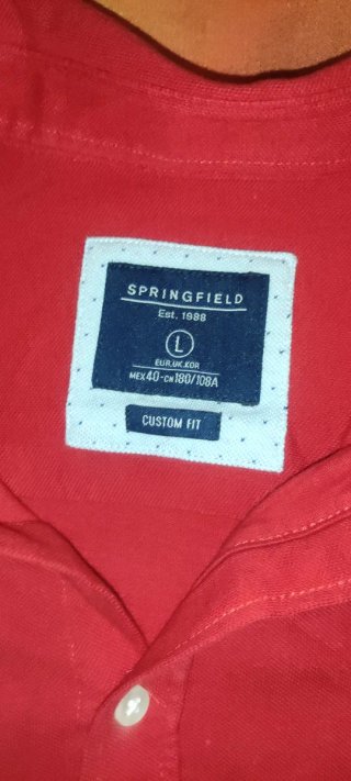 Camisa L Springfield Roja