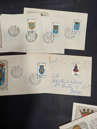 Colección  de 36 sobres primer dia.