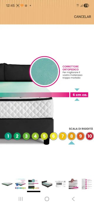 Topper para colchón firmeza extra