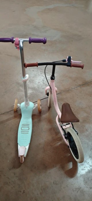 Bici senza pedali e monopattino Decathlon