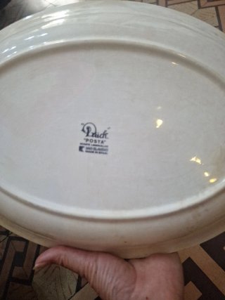 Fuente ovalada Drüch Posta 35x25,5