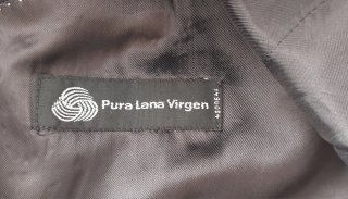 Chaqueta de traje hombre negra