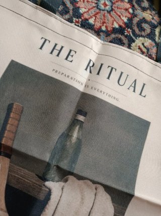 Borsa The Ritual Beige Multicolore
