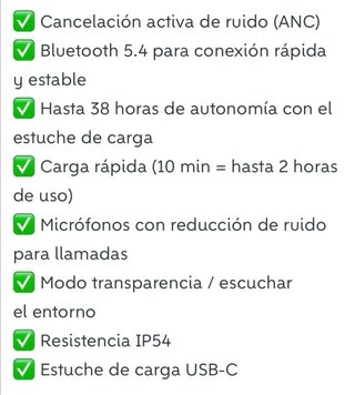 HONOR CHOICE Earbuds S8 Blancos