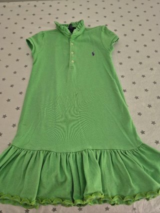 Vestido Polo Ralph Lauren Verde talla 6