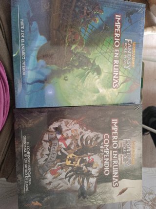 Libros precintados de imperio en ruinas Warhammer