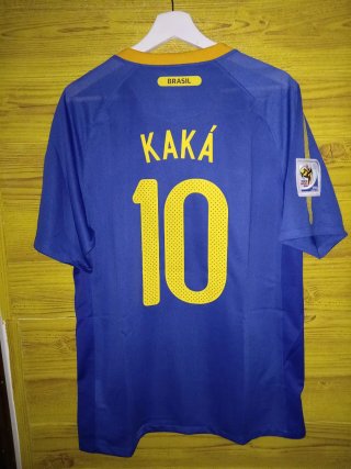 Camiseta Fútbol Brasil Kaka#10 Talla XL