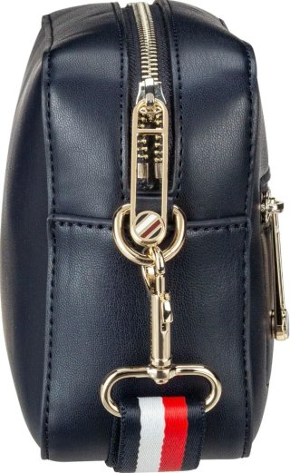 Bolso bandolera Tommy Hilfiger negro y dorado