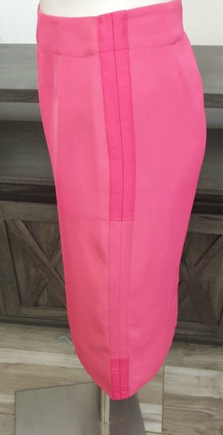 Gonna Yves Saint Laurent Seta Fucsia Vintage