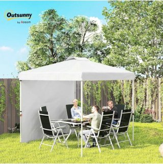 Carpa Plegable 2.5x2.5m Cenador Jardín