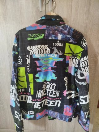 Chaqueta vaquera Pull&Bear multicolor XL
