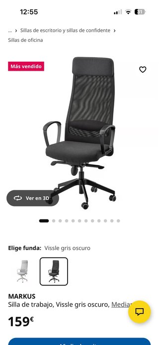 Silla de oficina IKEA MARKUS