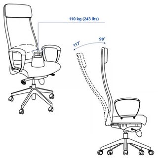 Silla de oficina IKEA MARKUS