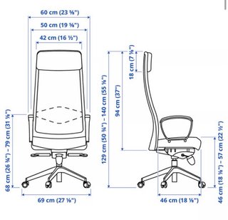 Silla de oficina IKEA MARKUS