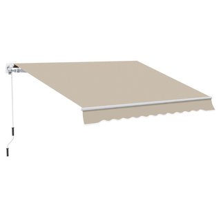 Tenda da Sole 4x2.5 m Avvolgibile a Manovella con