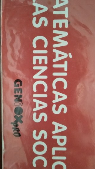 Matemáticas aplicadas a las Ciencias Sociales I...